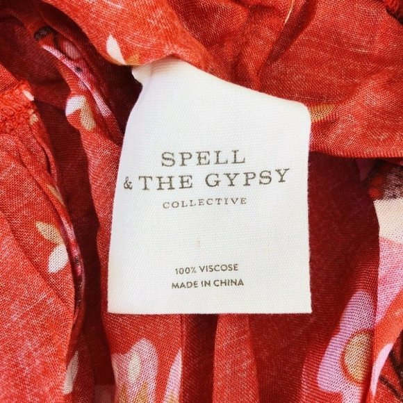 Spell & The Gypsy BNWT Joni Gown Women's Size Small Women's Maxi Dress - Picture 12 of 12